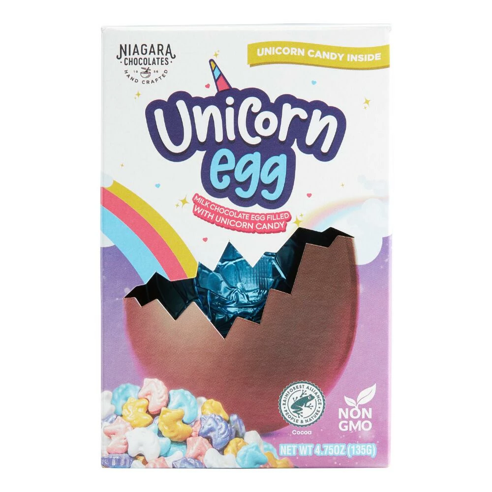 World Market Niagara Milk Chocolate Unicorn Candy Egg 2 World Market Niagara Milk Chocolate Unicorn Candy Egg