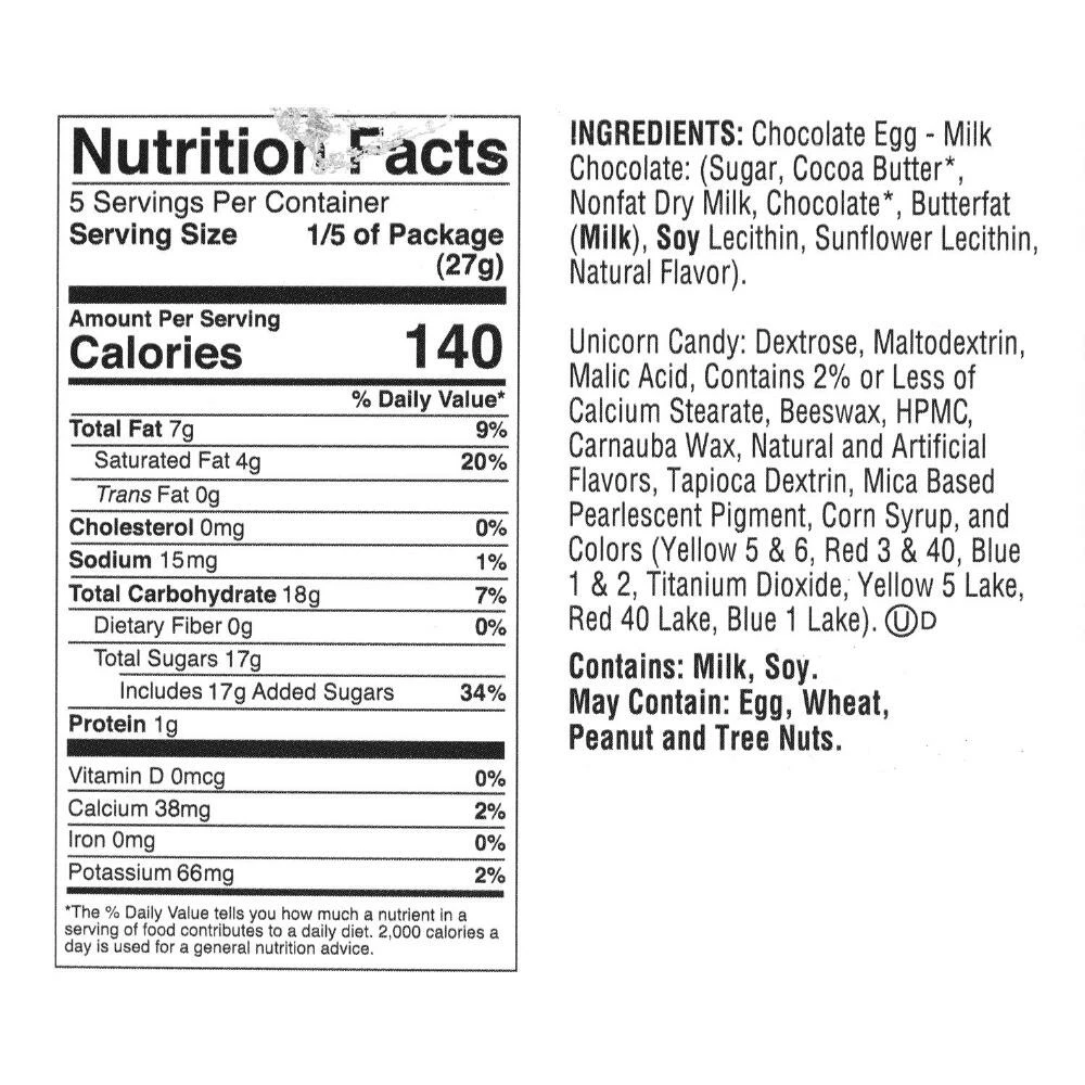 World Market Niagara Milk Chocolate Unicorn Candy Egg 3 World Market Niagara Milk Chocolate Unicorn Candy Egg - Image 2