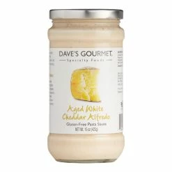 World Market Dave's Gourmet Aged White Cheddar Alfredo Pasta Sauce