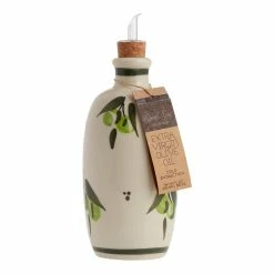 World Market Beneoliva Extra Virgin Olive Oil in Painted Ceramic Bottle