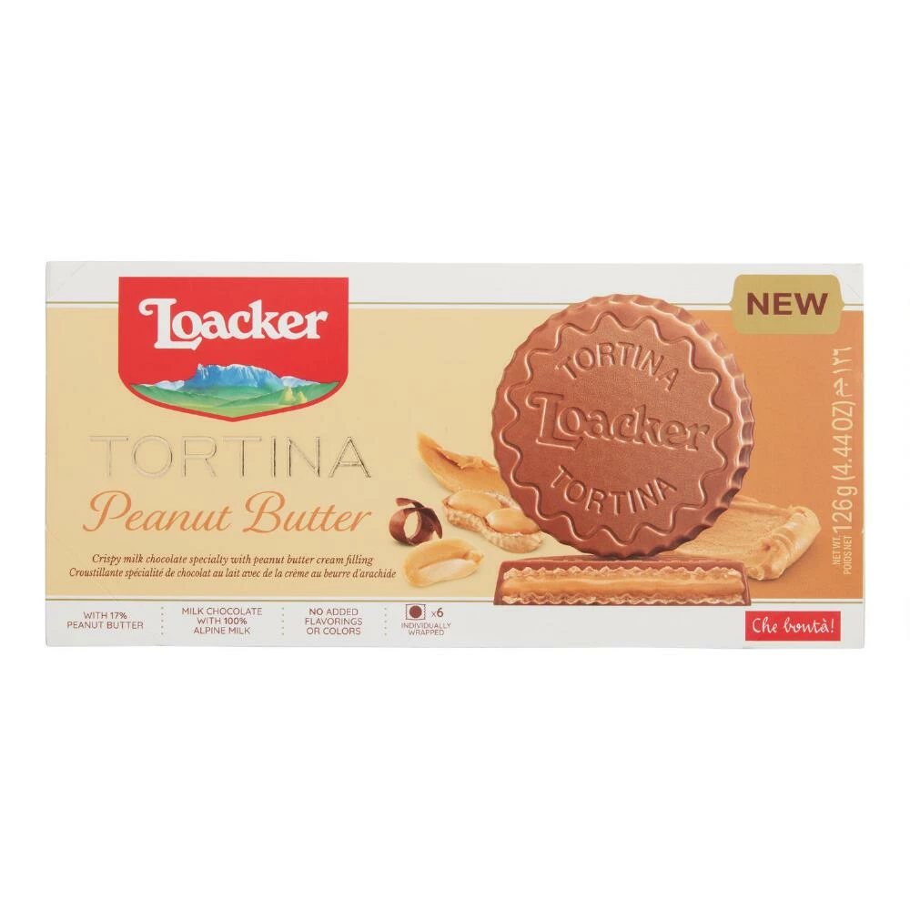 World Market Loacker Peanut Butter Milk Chocolate Tortina Wafers 3 World Market Loacker Peanut Butter Milk Chocolate Tortina Wafers