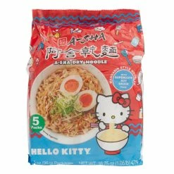World Market A-Sha Hello Kitty Supercute Soy Sauce Instant Noodles 5 Pack