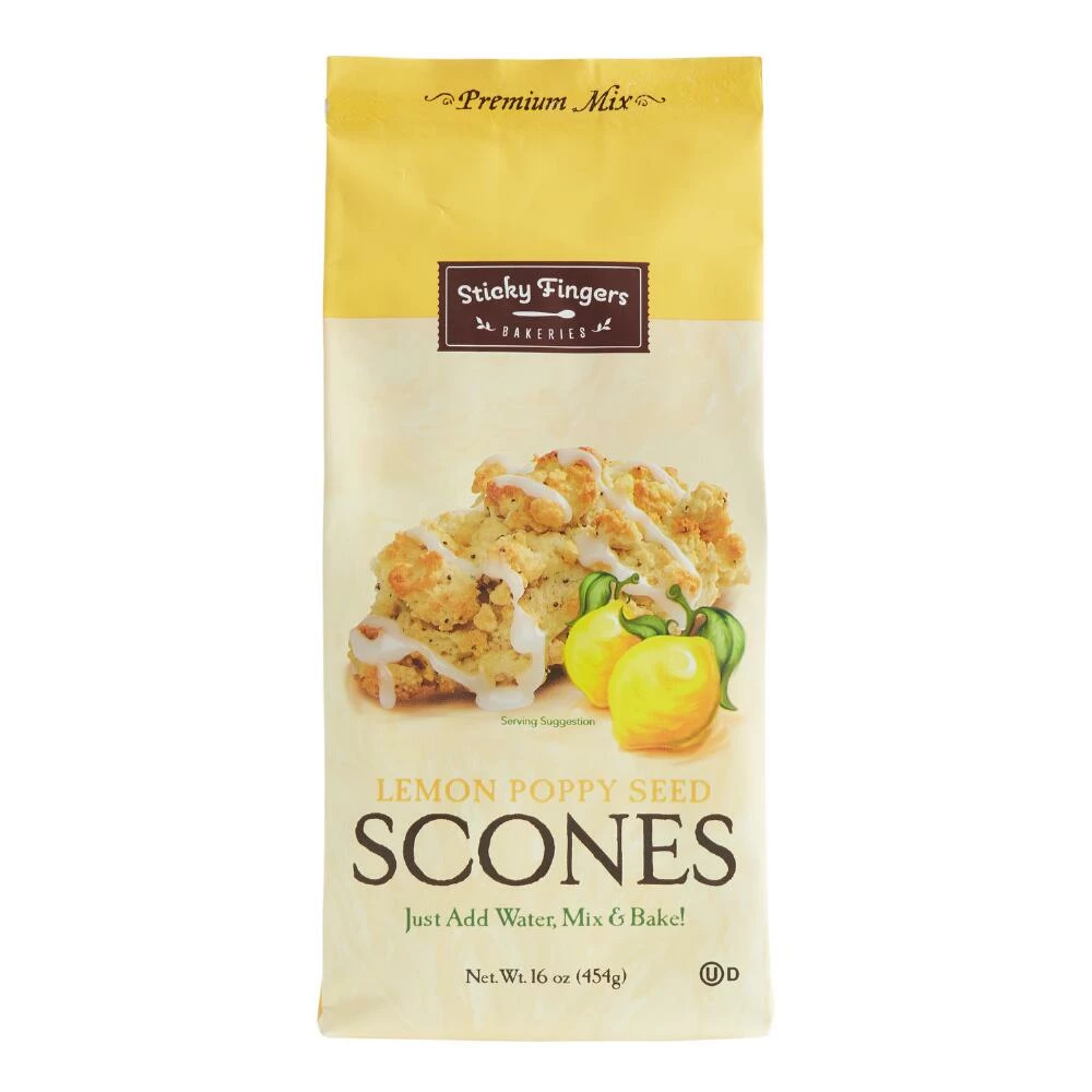 World Market Sticky Fingers Lemon Poppy Seed Scone Mix 3 World Market Sticky Fingers Lemon Poppy Seed Scone Mix