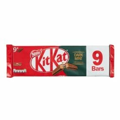 World Market Nestle Kit Kat Dark Chocolate Mint Wafer Bars 9 Piece