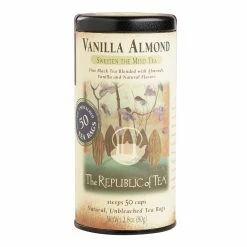 World Market The Republic Of Tea Vanilla Almond Black Tea 50 Count