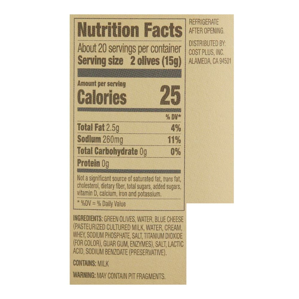 World Market® Blue Cheese Stuffed Olives 4 World Market® Blue Cheese Stuffed Olives - Image 2