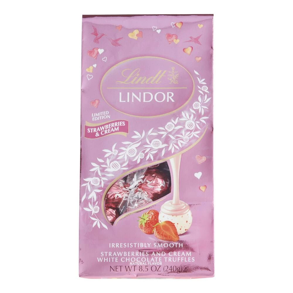 World Market Lindt Strawberries & Cream White Chocolate Truffles 3 World Market Lindt Strawberries & Cream White Chocolate Truffles