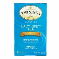 World Market Twinings Decaf Lady Grey Tea Set of 6