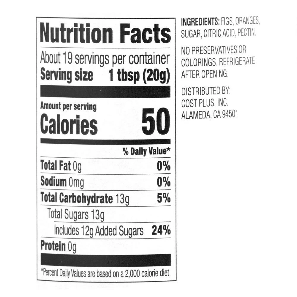 World Market® Fig Orange Fruit Spread 4 World Market® Fig Orange Fruit Spread - Image 2