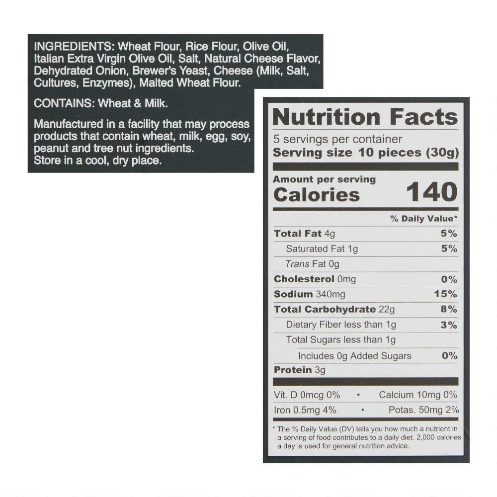 World Market Dolcetto Italian Cheese Tuscan Crisps 4 World Market Dolcetto Italian Cheese Tuscan Crisps - Image 2