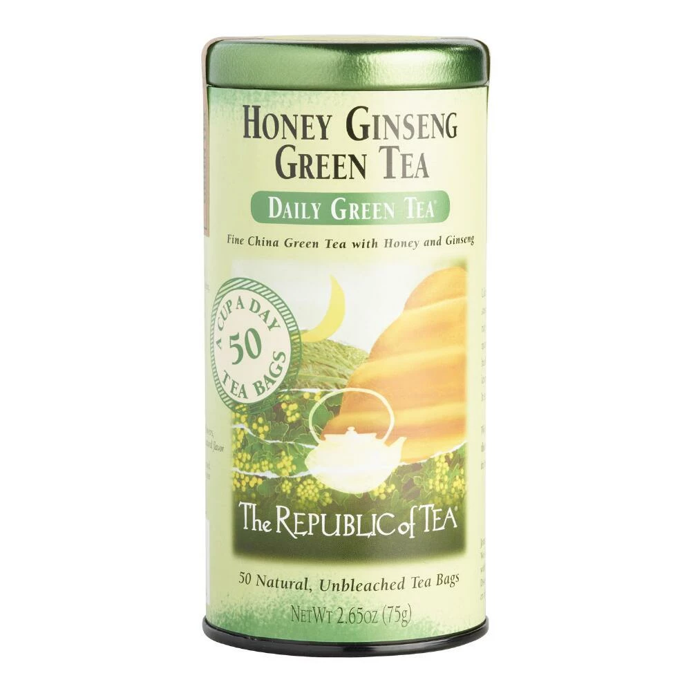 World Market The Republic Of Tea Honey Ginseng Green Tea 50 Count 3 World Market The Republic Of Tea Honey Ginseng Green Tea 50 Count