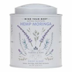 World Market Harney & Sons Hemp Moringa Deep Sleep Loose Leaf Tea Tin