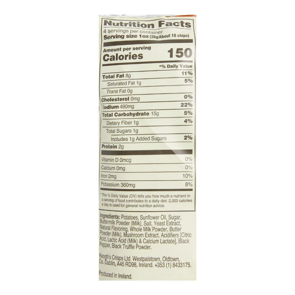 World Market Keogh's Truffle and Irish Butter Potato Chips Set of 2 4 World Market Keogh's Truffle and Irish Butter Potato Chips Set of 2 - Image 2